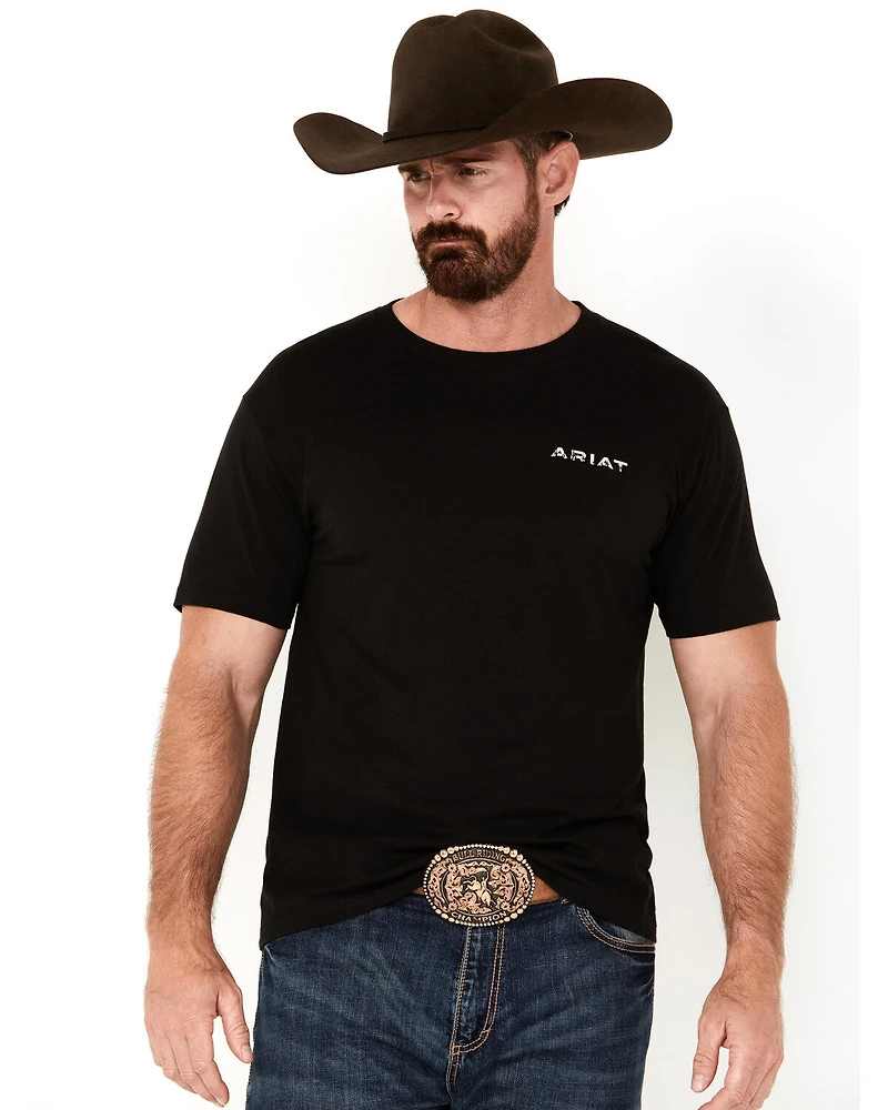 Ariat Men's Southwestern Logo Short Sleeve Graphic T-Shirt