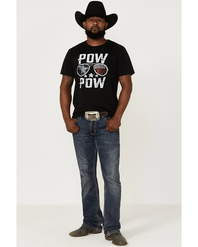 Dale Brisby Men's Pow Sunglasses Graphic Short Sleeve T-Shirt