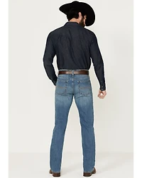 Cody James Men's Roughstock Wash Jackson Slim Straight Rigid Denim Jeans