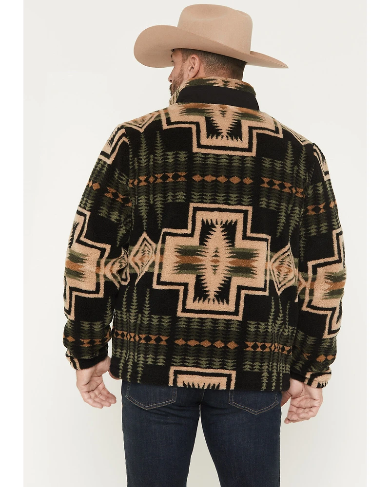 Pendleton Men's Tahuya Harding Printed Berber Jacket