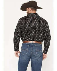 Ariat Men's Thorn Geo Print Long Sleeve Button-Down Western Shirt