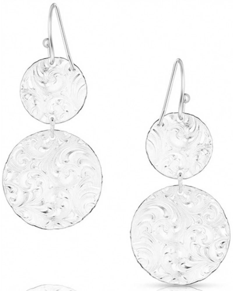 Montana Silversmiths Women's Sundance Concho Earrings