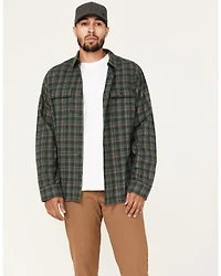 Brothers and Sons Men's Everyday Plaid Print Long Sleeve Button Down Western Flannel Shirt