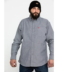 Ariat Men's FR Solid Durastretch Long Sleeve Work Shirt - Big