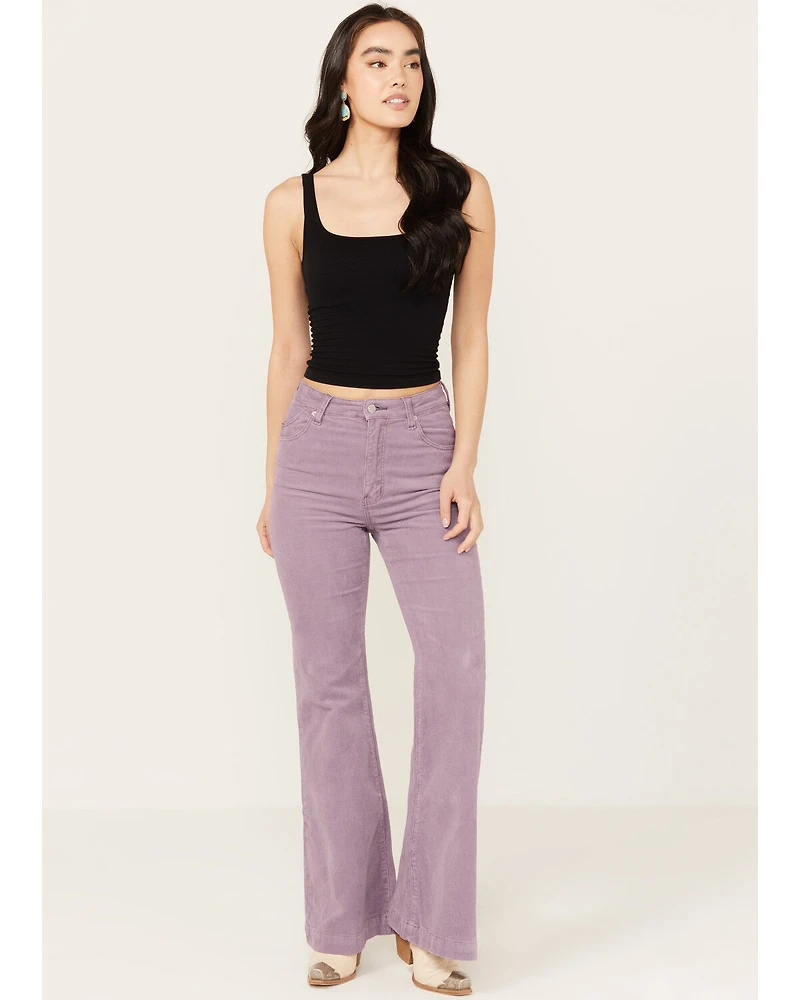Rolla's Women's East Coast High Rise Corduroy Flare Pants