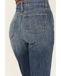 Kimes Ranch Women's Monica Medium Wash Mid Rise Cropped Jeans
