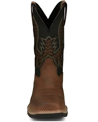 Justin Men's Stampede Bolt Pull On Western Work Boots - Nano Composite Toe