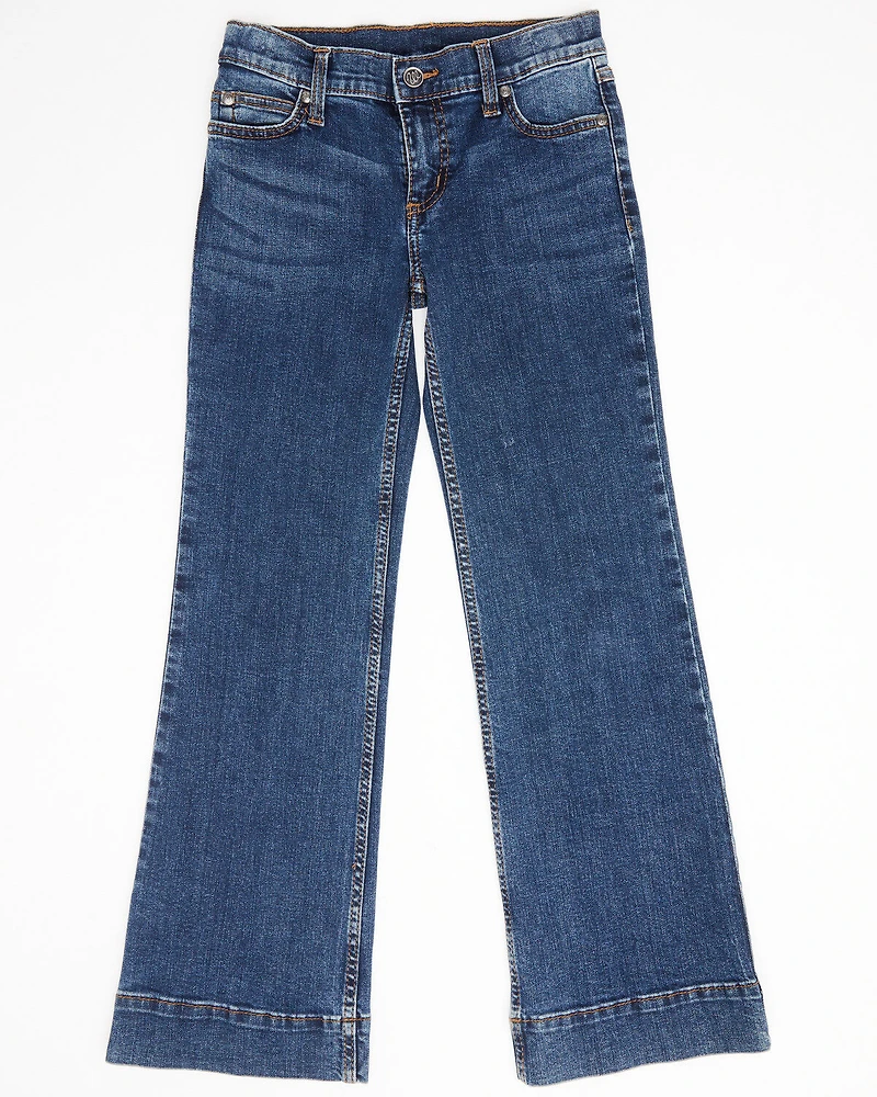 Wrangler Girls' Dark Wash Darci Trousers