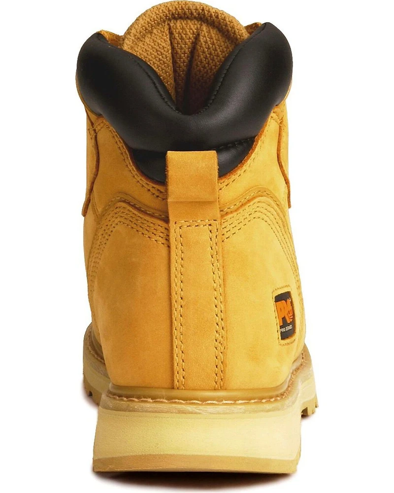Timberland PRO Pit Boss 6" Lace-Up Work Boots - Steel Toe