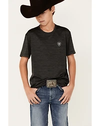 Ariat Boys' Charger Vertical Flag Graphic Short Sleeve T-Shirt