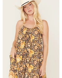 Spell Women's Hibiscus Lane Strappy Maxi Dress