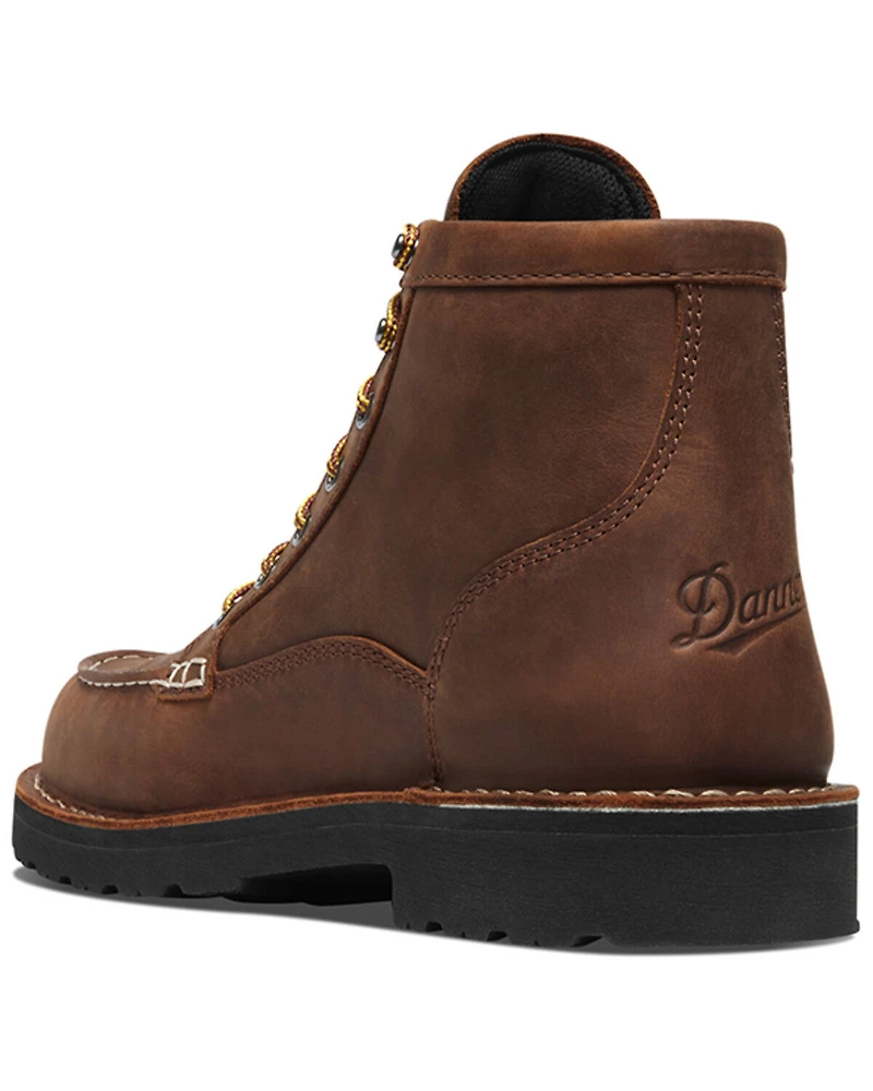 Danner Men's 6" Bull Run Moc Work Boots - Soft Toe
