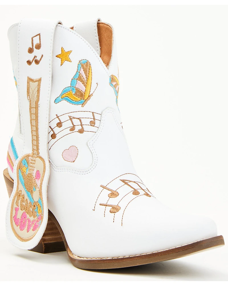 Dingo Women's Melody Short Western Boots - Round Toe