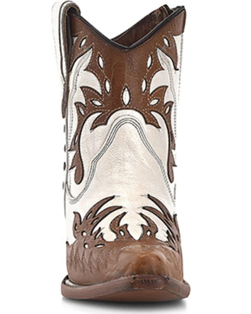 Circle G Women's Outlay Western Booties - Snip Toe