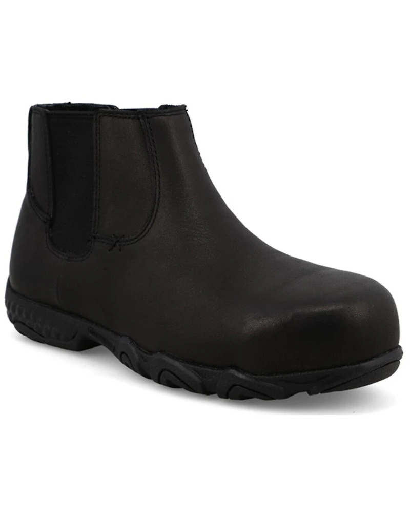 Twisted X Women's 4" Work Chelsea Driving Moc Shoes - Nano Toe