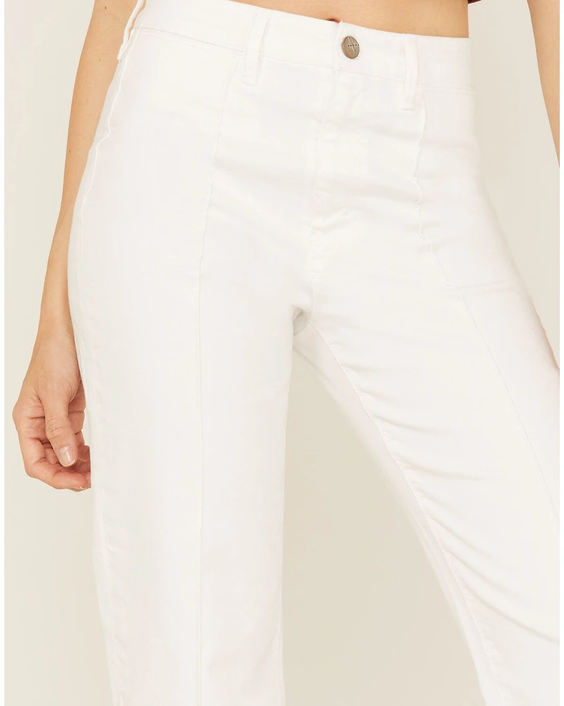 Unpublished Denim Women's Front Seam Straight Jeans