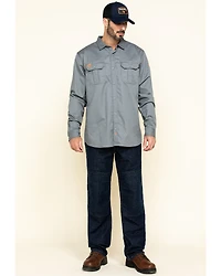 Hawx Men's FR Long Sleeve Woven Work Shirt - Tall