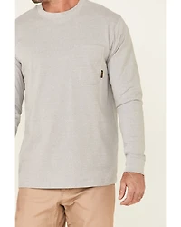 Hawx Men's Solid Forge Long Sleeve Work Pocket T-Shirt - Big