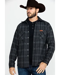 Outback Trading Co. Men's Black Clyde Big Flannel Shirt