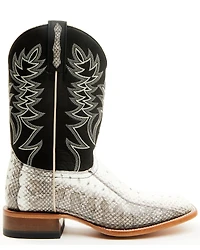 Cody James Men's Exotic Water Snake Back Cut Western Boots - Broad Square Toe