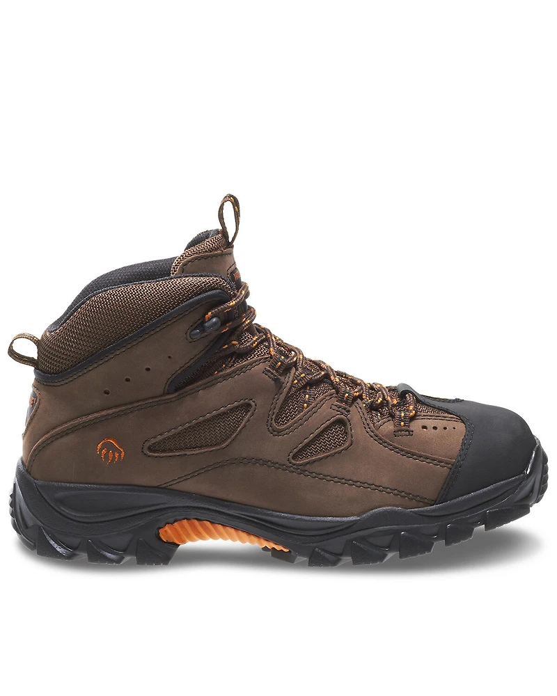 Wolverine Men's Hudson Mid Cut Steel Toe Hiker Boots
