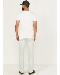 Brothers and Sons Men's Gunsmoke Wash Tucker Slim Straight Stretch Denim Jeans