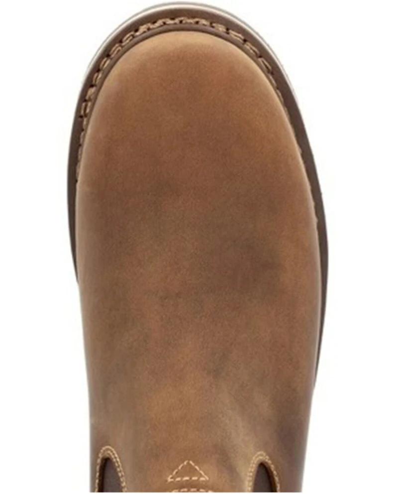 Georgia Boot Men's AMP LT Wedge Chelsea Romeo Work - Round Toe