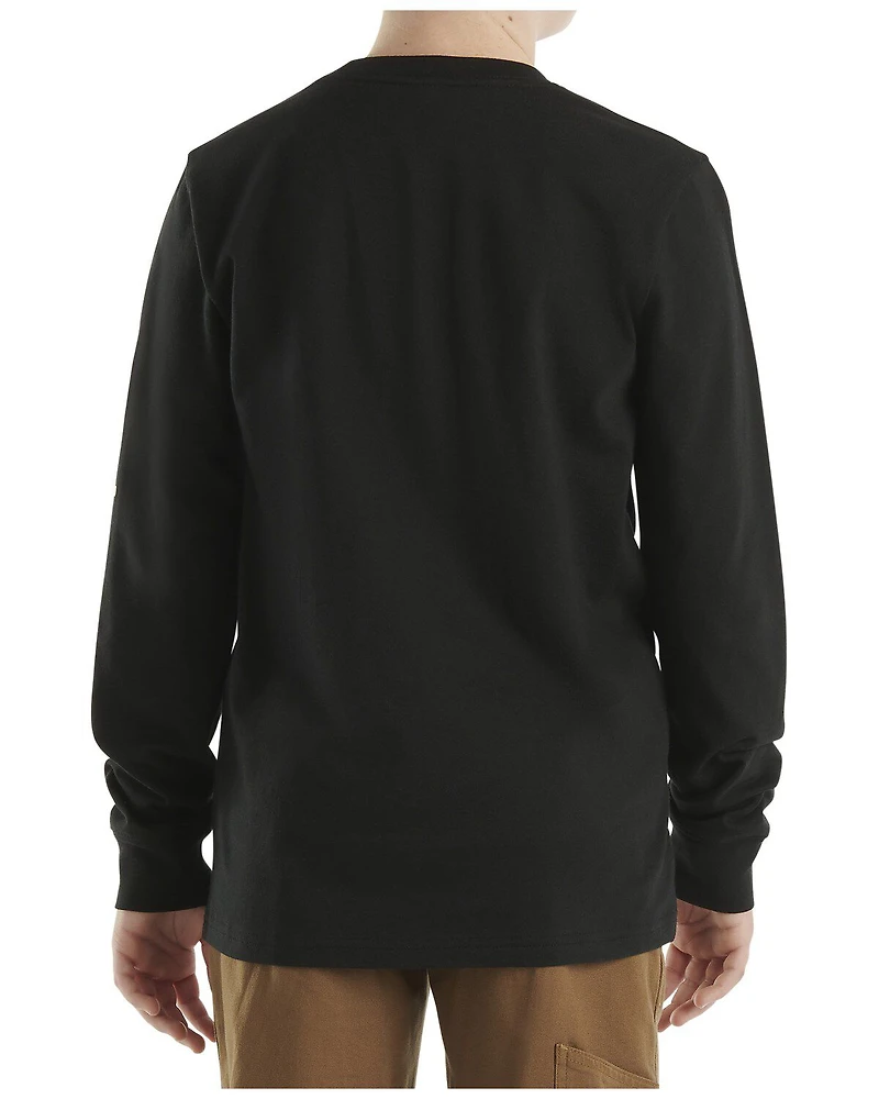 Carhartt Toddler Boys' Logo Long Sleeve Pocket T-Shirt
