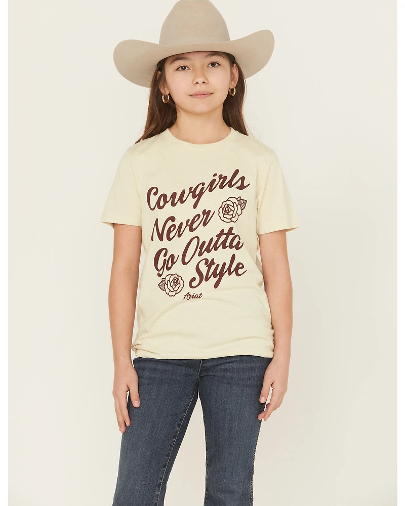 Ariat Girls' Outta Style Short Sleeve Graphic Tee