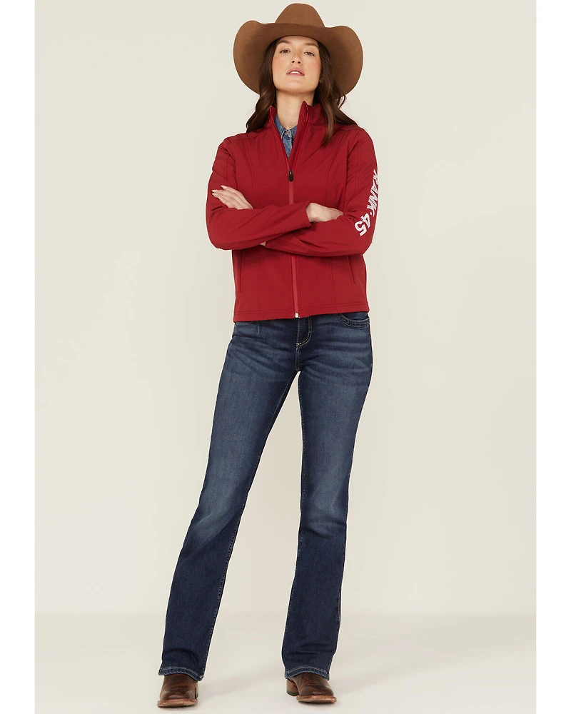 RANK 45® Women's Soft Shell Logo Riding Jacket