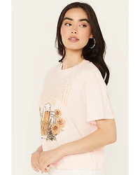 Cleo + Wolf Women's Save Water Boxy Graphic Tee