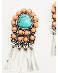 Shyanne Women's Beaded Fringe Statement Earrings