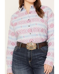 Ariat Women's Billie Jean Southwestern Print Shirt - Plus