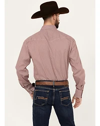 Roper Men's Amarillo Geo Print Long Sleeve Snap Stretch Western Shirt