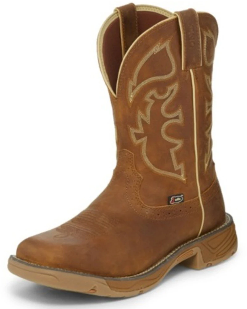 Justin Men's Stampede Rush Western Work Boots - Soft Toe