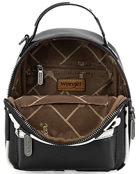 Wrangler Women's Cow Print Mini Backpack