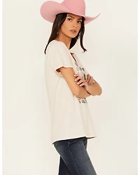 Blended Women's Gone Country Rhinestone Short Sleeve Graphic Tee