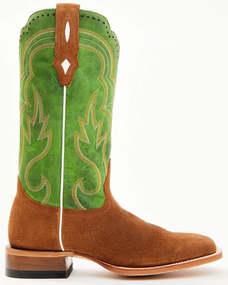 Cody James Men's Tomahawk Roughout Tall Western Boots - Broad Square Toe