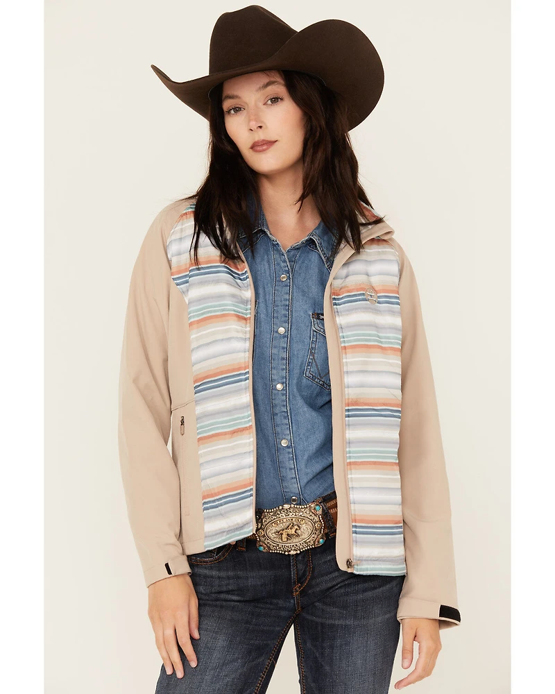Hooey Women's Serape Striped Softshell Jacket