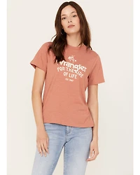 Wrangler Women's Boot Barn Exclusive For the Ride Short Sleeve Graphic Tee