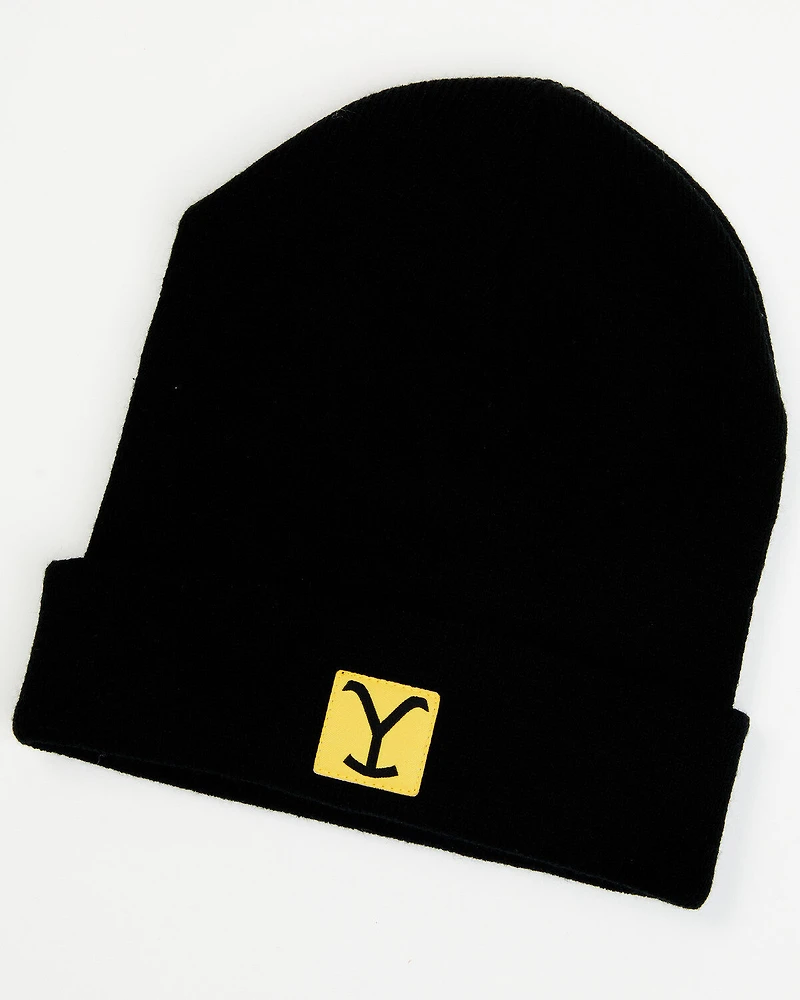 Paramount Network's Yellowstone Dutton Ranch Y Patch Work Beanie