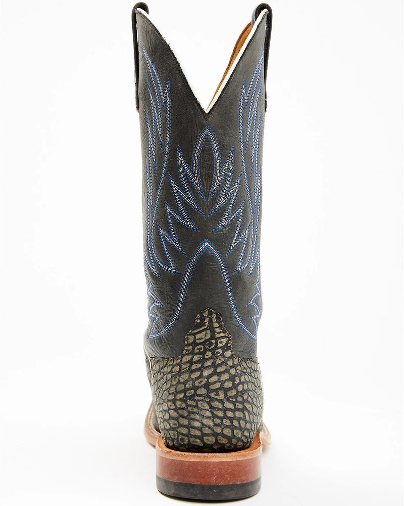 Horse Power Men's Coco Caiman Print Western Boots - Broad Square Toe
