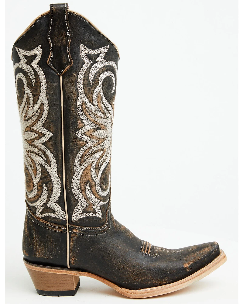 Circle G Women's Embroidered Tall Western Boots