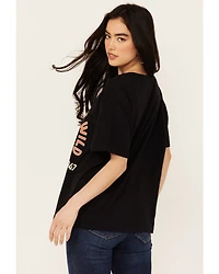 Wrangler X Diamond Cross Ranch Women's Wild Bear Short Sleeve Graphic Tee