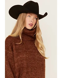 Cleo + Wolf Women's Oversized Turtleneck Sweater
