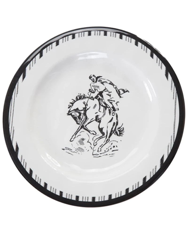 HiEnd Accents 14-Piece Ranch Life Melamine Dinnerware Set