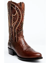 Dan Post Men's Swirled Embroidery Western Boots - Round Toe