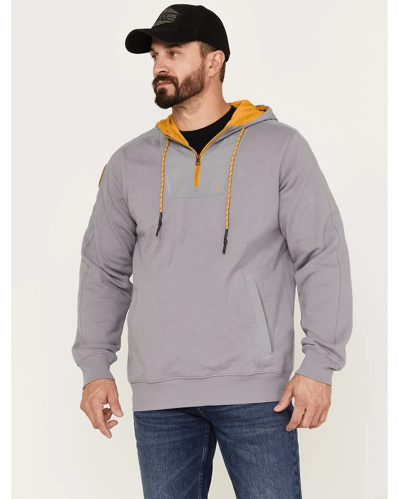 Brothers and Sons Men's French Terry Anorak 1/4 Zip Hooded Pullover