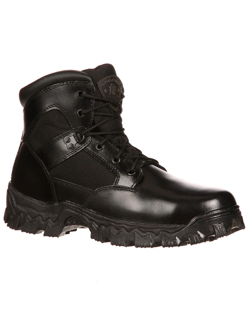 Rocky Women's AlphaForce 6" Waterproof Duty Boots - Round Toe