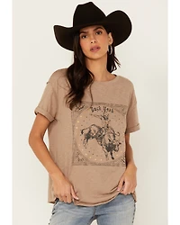 White Crow Women's Buck Yeah Seamed Short Sleeve Graphic Tee